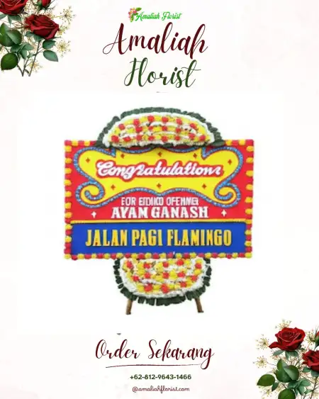 Sewa Papan Bunga Stasiun Bekasi